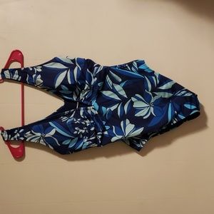 Adore Me Blue Floral One Piece